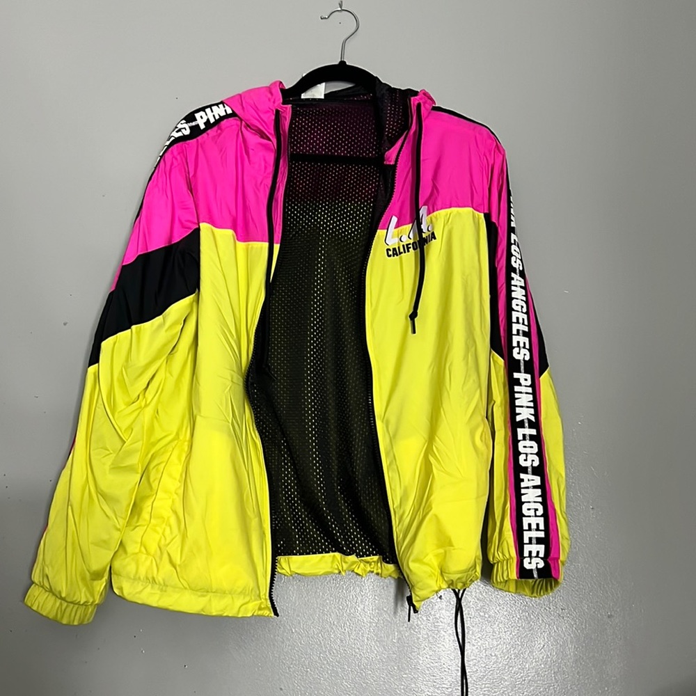 PINK LA California Windbreaker